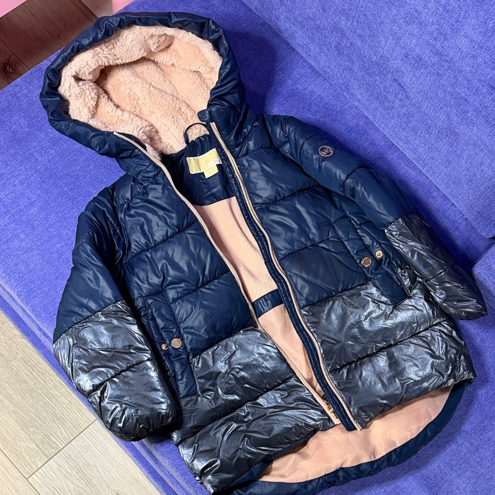 Michael Kors Navy Puffer Jacket